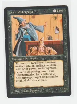 Magic the Gathering ~ MTG ~ 1x Xenic Poltergeist ~ M/NM ~ Antiquities - Image 1