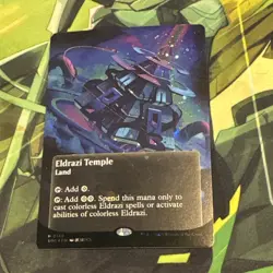 Eldrazi Temple (Borderless) (Galaxy Foil) - Edge of Eternities NM - Image 1