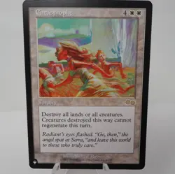 Catastrophe #6/350 - Urza's Saga - MTG Magic: The Gathering - Light Play - Image 1