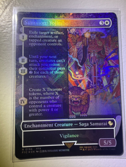 Summon: Yojimbo 196 Rare Foil Borderless Final Fantasy Magic The Gathering MTG - Image 1