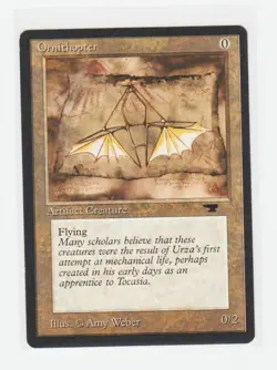 Magic the Gathering ~ MTG ~ 1x Ornithopter ~ M/NM ~ Antiquities - Image 1