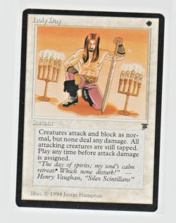 Magic the Gathering ~ MTG ~ 1x Holy Day ~ LEGENDS ~ M/NM - Image 1