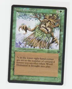 Magic the Gathering ~ MTG ~ 1x Wood Elemental ~ Legends ~ M/NM - Image 1