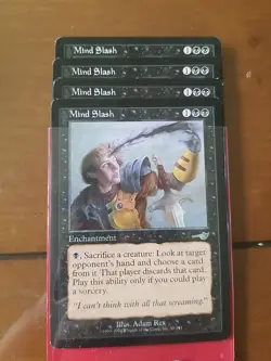 Mind Slash x4 Nemesis MtG NM - Image 1