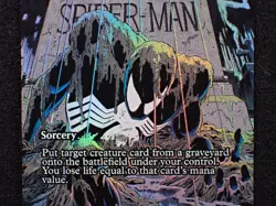 Reanimate - 0020 - M - Borderless - Foil - Marvel's Spider-Man - MTG - Image 3