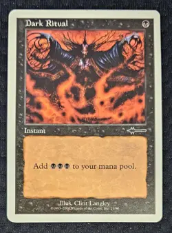 DARK RITUAL, MAGIC THE GATHERING BEATDOWN NM/M MTG - Image 1