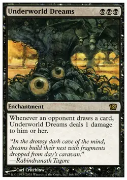 MTG Underworld Dreams, Eighth Edition, Damaged, English - Image 1
