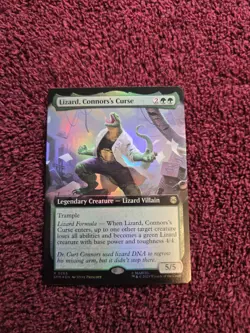 Lizard Connors Curse 0265 Foil (Extended Art) Marvels Spider-Man - Image 1