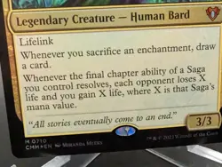 Narci, Fable Singer Commander Masters Foil - Image 2