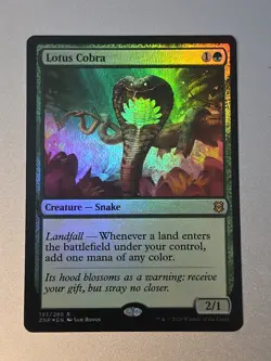 Lotus Cobra Zendikar Rising Foil - Image 1