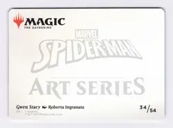 Gwen Stacy Art Card Art Series (34/54) MTG Marvel's Spider-Man (ASSPM) - Image 2
