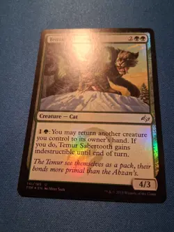 Temur Sabertooth Fate Reforged Foil LP Magic MTG - Image 2