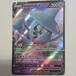 Pokemon TCG Hatterene V SWSH055/307 SWSH Black Star Promos NM - Image 4