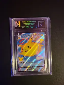 4 Graded Pokemon Slabs Pikachu Celebrations 25 Lot V, VMAX, Holo - Image 3