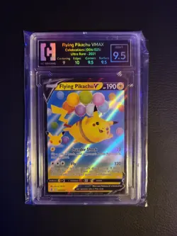4 Graded Pokemon Slabs Pikachu Celebrations 25 Lot V, VMAX, Holo - Image 4