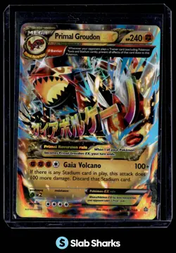 2015 POKEMON XY PRIMAL CLASH #86/160 GROUDON ULTRA RARE - Image 1