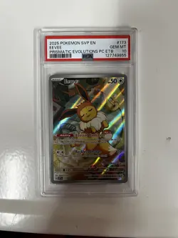 Pokemon Center Eevee SVP-173 Stamped Promo Prismatic PSA 10 Gem Mint - Image 1
