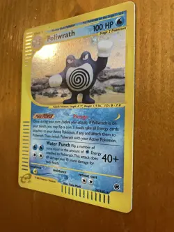 Pokemon TCG Poliwrath 24/165 - Expedition - Holo Rare - HP - Image 2