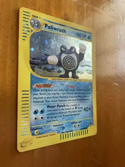 Pokemon TCG Poliwrath 24/165 - Expedition - Holo Rare - HP - Image 3