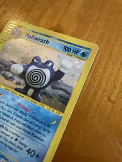 Pokemon TCG Poliwrath 24/165 - Expedition - Holo Rare - HP - Image 4