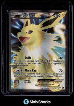 2017 POKEMON MEGA POWER COLLECTORS PROMO #28A/83 JOLTEON EX - Image 1