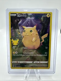 Pokemon TCG - Pikachu 005/025 - Full Art Holo Rare - Celebrations *NM/LP - Image 1