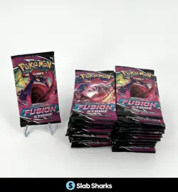 POKEMON TCG SWORD & SHIELD FUSION STRIKE LOT OF 36 SEALED PACKS - Image 1