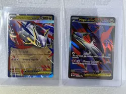 Pokemon TCG Mega Evolution Mega Latias ex Full Art 163/132 NM & 100/132 - Image 1