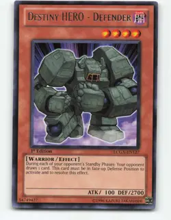 Destiny Hero - Defender LCGX-EN127 1st Edition - Image 1