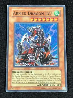 YUGIOH ARMED DRAGON LV7 DP2-EN012 SUPER (MP) - Image 1