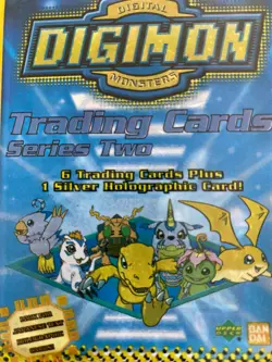Digimon Series 2 Vintage Trading Card Booster Pack Sealed 1999 Upper Deck Bandai - Image 3