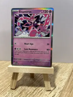Enamorus 093/167 Holo Rare Scarlet & Violet Twilight Masquerade Pokemon Card - Image 1