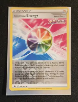 Fusion Strike Energy Reverse Holo 244/264 Pokemon Card US Seller - Image 1