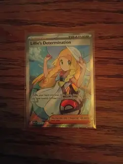 Pokemon TCG Mega Evolution Lillie’s Determination Full Art Trainer Card 169/132 - Image 1