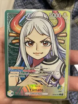 One Piece Card Game Yamato Leader Card OPO2-032 And Bonney - Image 1