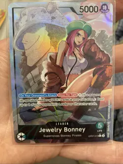 One Piece Card Game Yamato Leader Card OPO2-032 And Bonney - Image 2