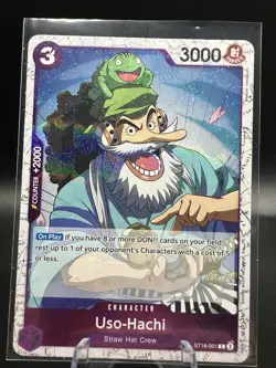 Uso-Hachi ST18-001 Holo Premium Collection PRB02 One Piece Card Game - Image 1