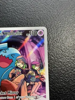 Team Rocket's Wobbuffet 203 - Scarlet & Violet Black Star Promo Pokemon Card NM - Image 5