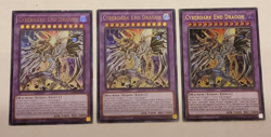 Yu-Gi-Oh Cyberdark End Dragon Ultra Rare 2 - 1st edition 3 Card Set SDCS-EN044 - Image 1