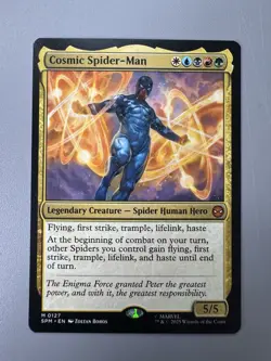 Cosmic Spider-Man | #0127 | Mythic | NM | Marvel's Spider-Man MTG - Image 1