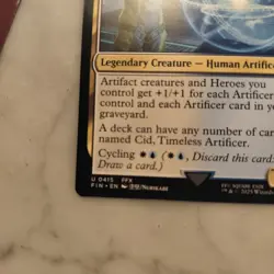Cid, Timeless Artificer (0415) MTG - Final Fantasy Regular - Image 3