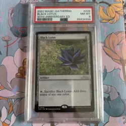 MTG 30TH ANV ED #228 BLACK LOTUS PSA NM-MT ANNIVERSARY MAGIC THE GATHERING 30A - Image 1