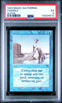 1993 MTG ALPHA TWIDDLE PSA 5 - Image 1