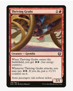 Thriving Grubs | Kaladesh KLD | MTG | Pauper Energy Aggro | +1/+1 Counters | LP - Image 1
