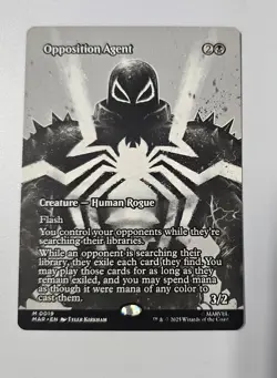 MTG ~ Opposition Agent ~ Marvel's Spider-Man ~ 019 ~ Mythic ~ borderless - Image 1