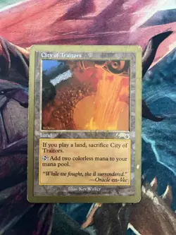 MTG- World Champ. Tokyo 1999 - Kai Budde- City of Traitors - MP/HP - Image 1