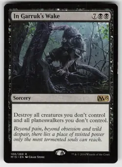 MTG Magic 2015 (M15) #100 In Garruk's Wake Lightly played tcg - Image 1