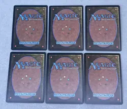 Magic The Gathering Beta Basic Land Mountain Lot of 6 Red Vintage MTG - Image 4