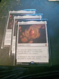 MTG Mox Amber Dominaria Card Regular X3, Near Mint Condition - Image 1