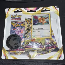 Astral Radiance 3 Booster Pack Blister Eevee Pokemon Cards TCG Brand New Sealed - Image 1